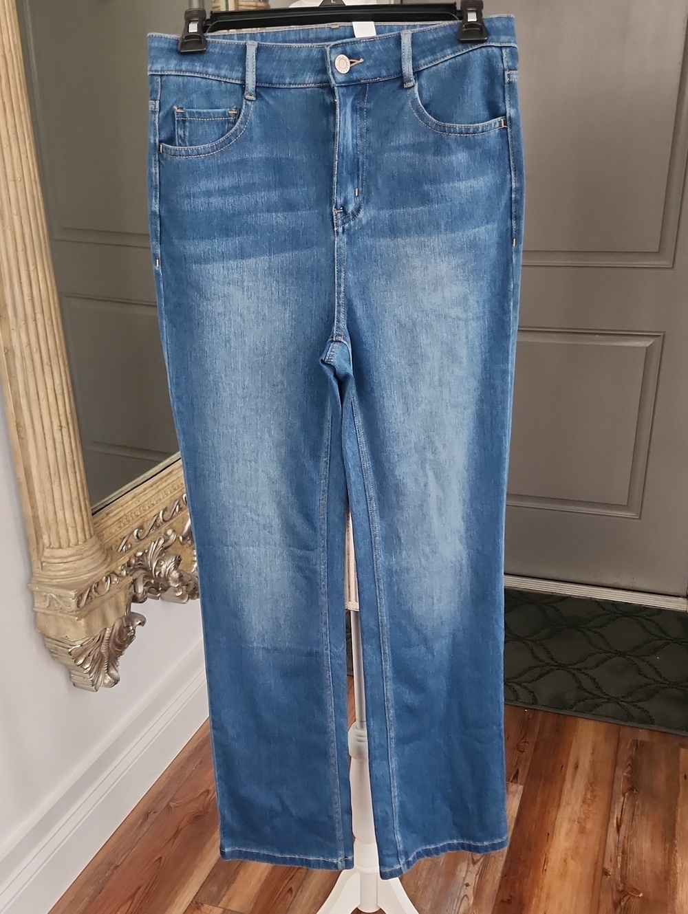 Halara Flex Denim Women's Blue Straight-Leg Jeans